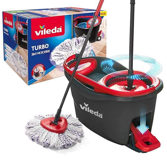 Vileda Turbo 3 in 1 with Microfibre Pad